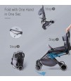 Travel Lite Stroller - SLD by Teknum - Dark Grey + Sunveno 2in1 Diaper Bags- Navy Blue + Sunveno - Rotating Stoller Hook